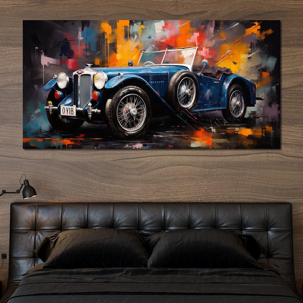 Classic Roadster Canvas Wall Art