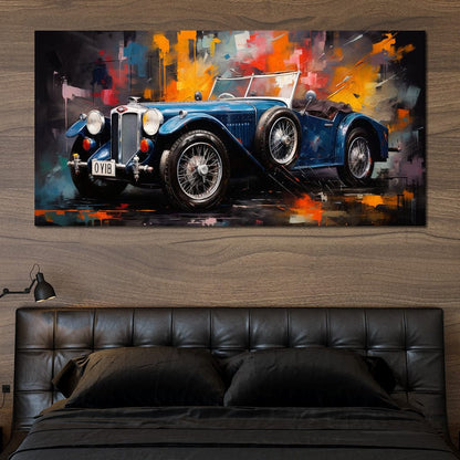 Classic Roadster Canvas Wall Art