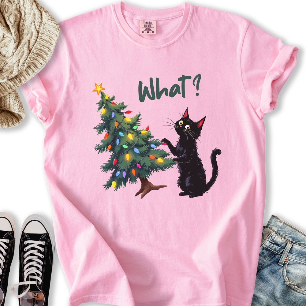 Black Cat What Relaxed Tee