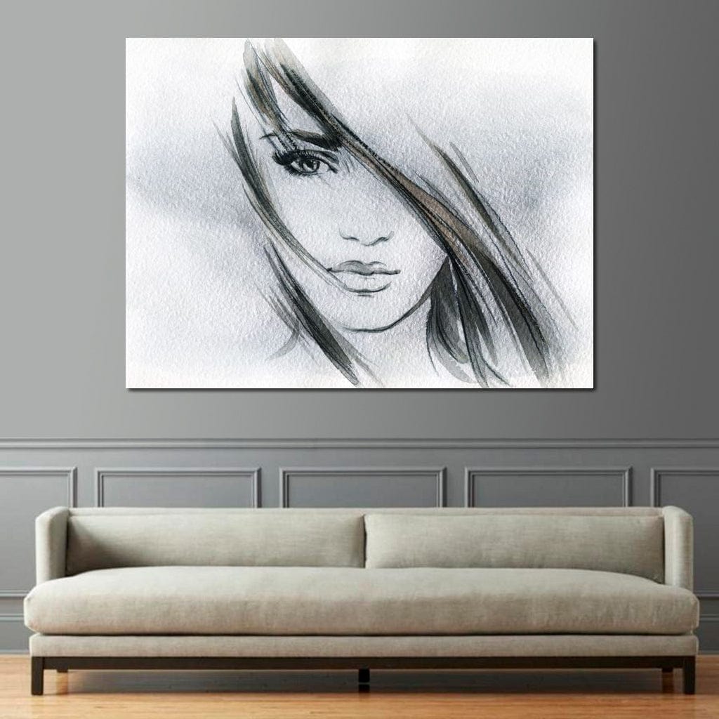 Fanny Portrait Canvas Wall Art