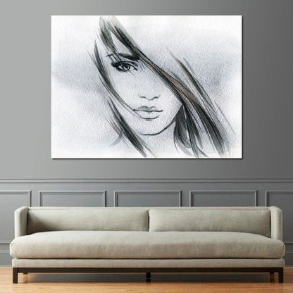 Fanny Portrait Canvas Wall Art