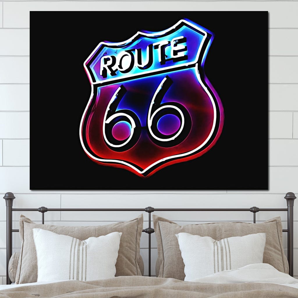 Route 66 Canvas Wall Art