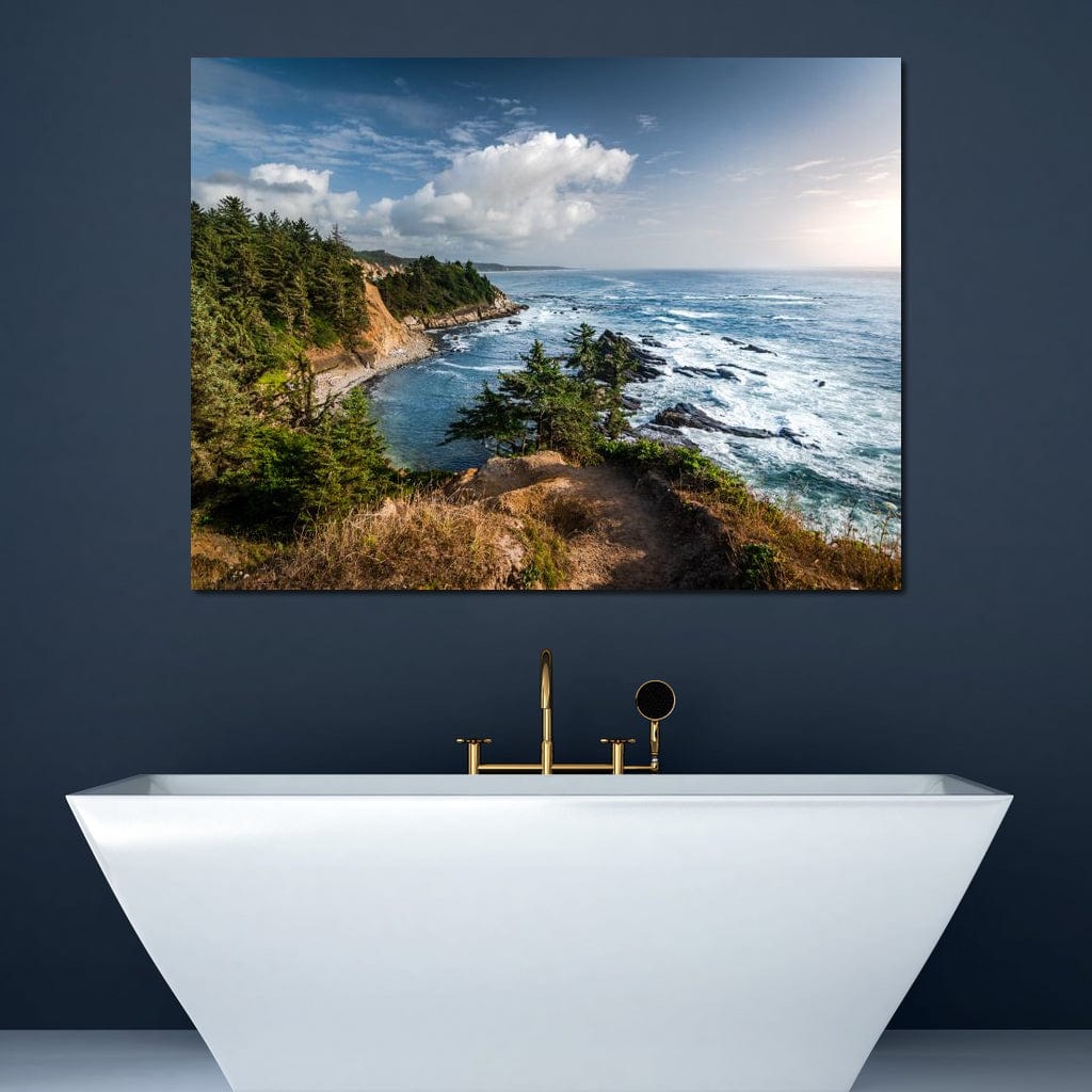 Blue Coast Canvas Wall Art