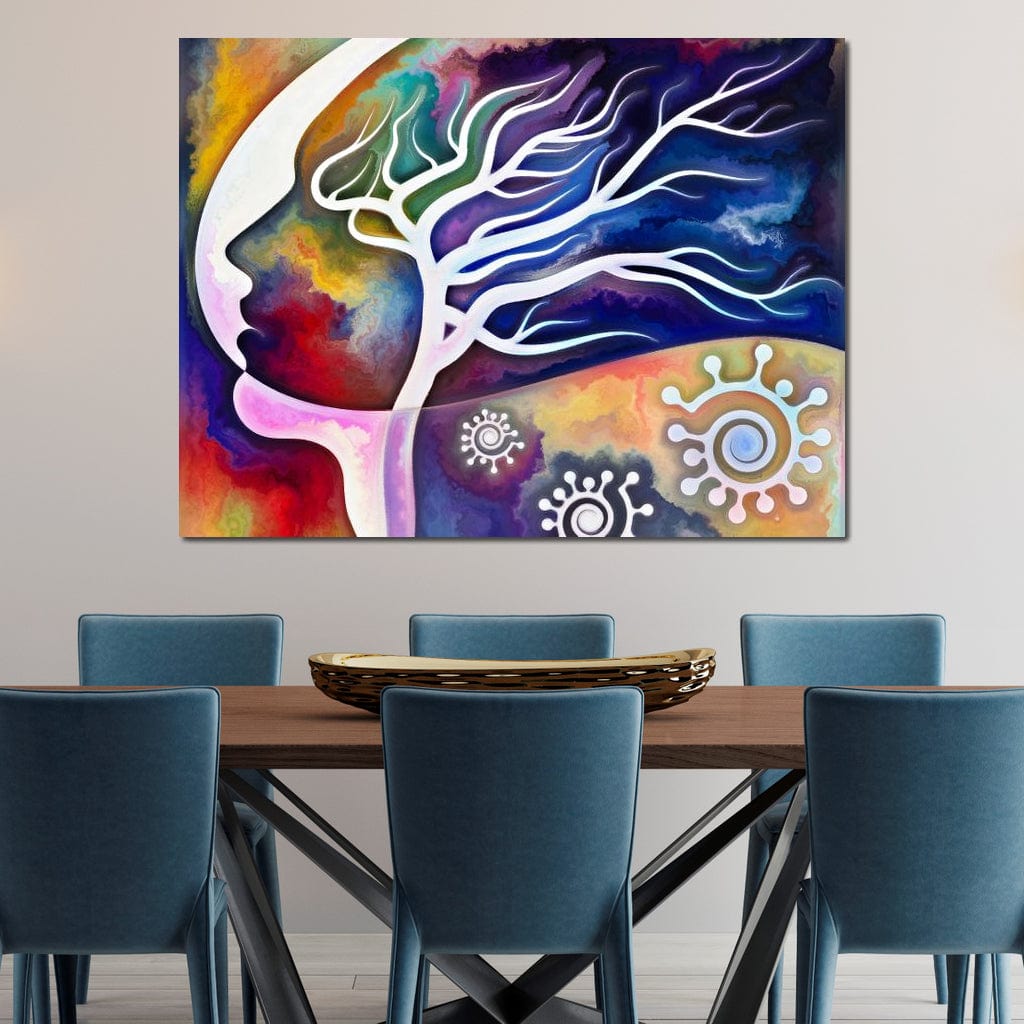 Mind Tree Canvas Wall Art