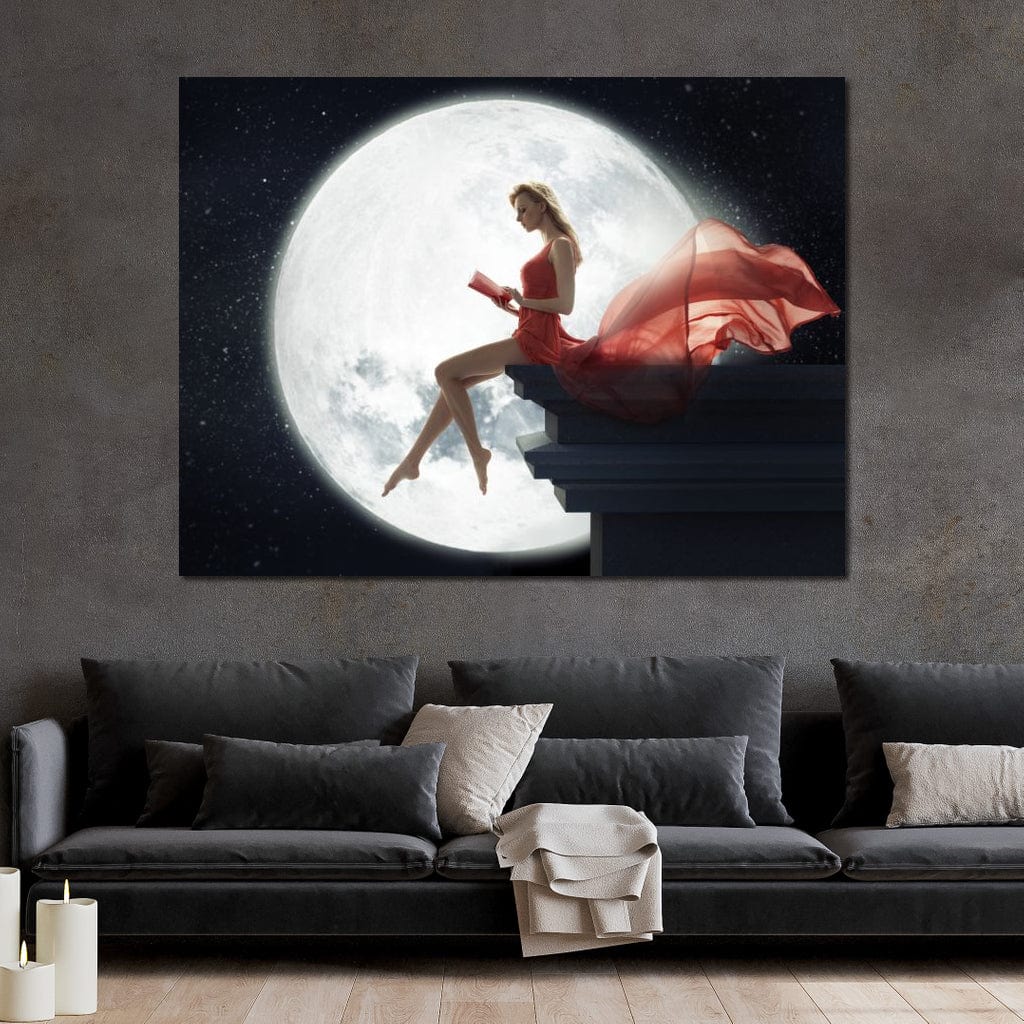 Moon Dreamer Canvas Wall Art