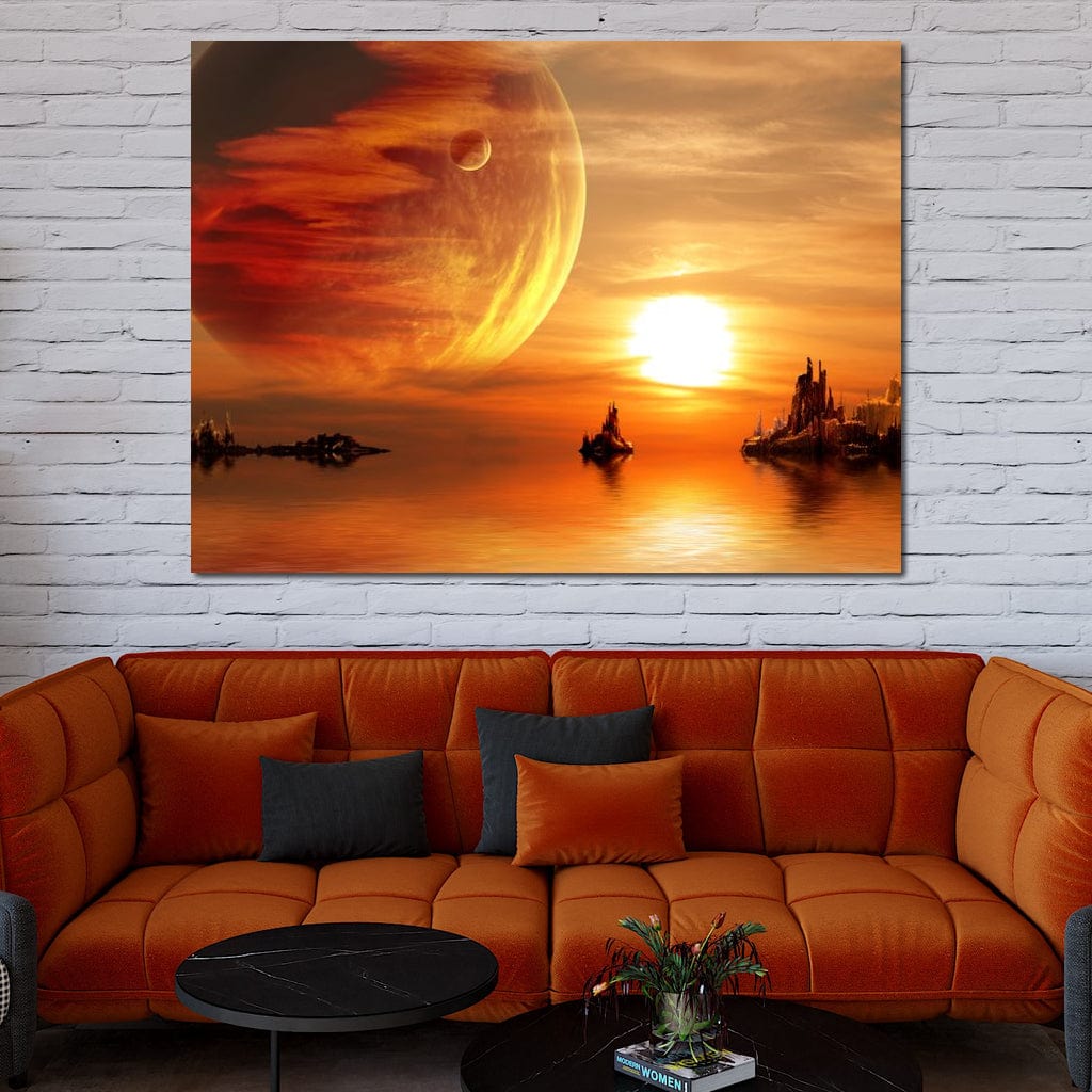 Otherworldly Scenery Canvas Wall Art