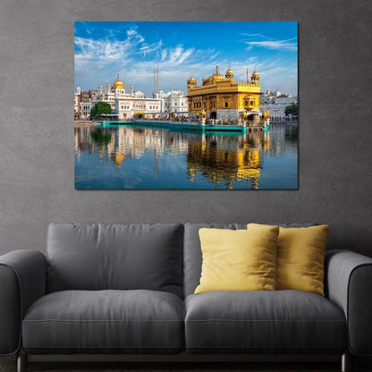 Golden Temple Amritsar Canvas Wall Art