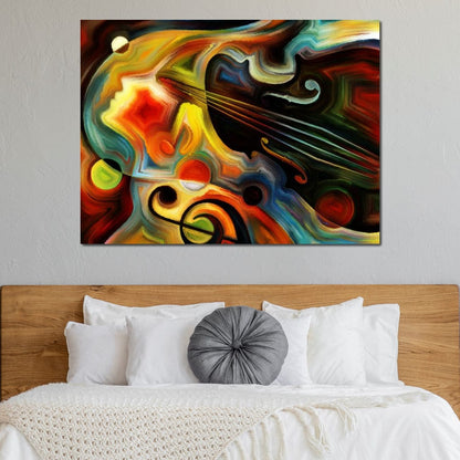 Violin Mind Canvas Wall Art