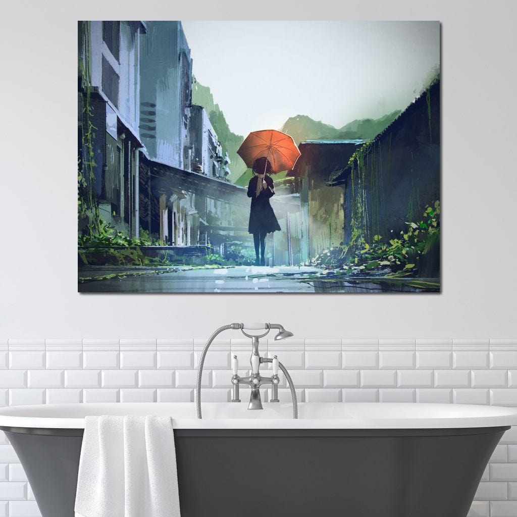 Abandoned Streets Canvas Wall Art