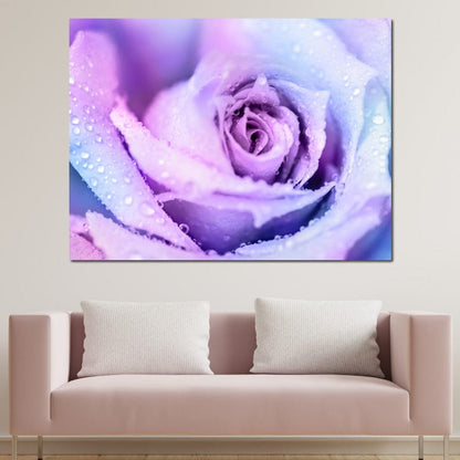 Winter Rose Canvas Wall Art
