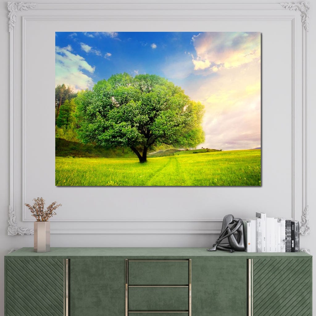 Spring Prairie Canvas Wall Art