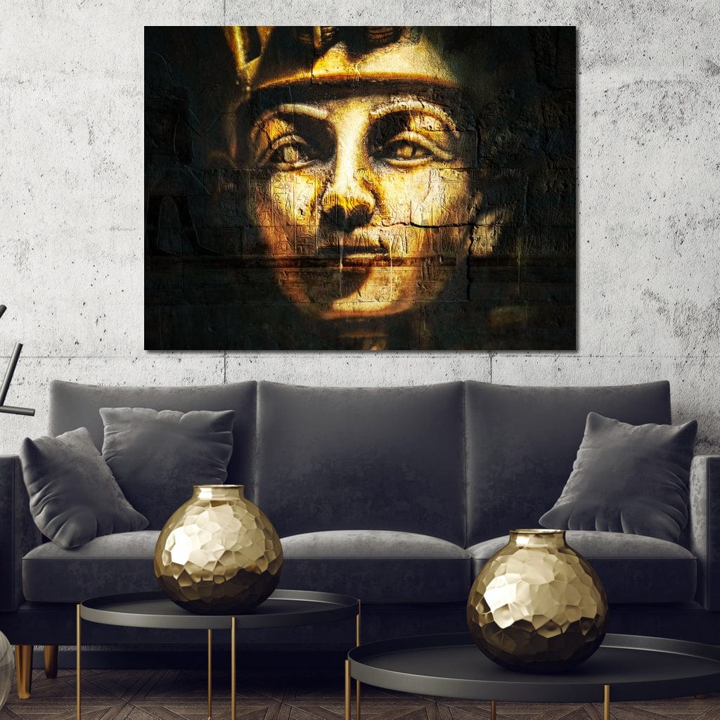 Pharaoh Tutankhamun Canvas Wall Art