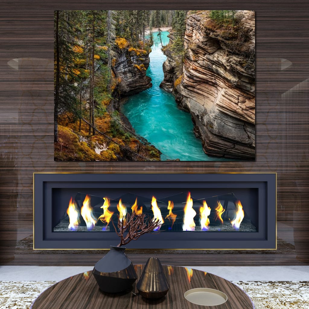 Athabasca Falls Canvas Wall Art