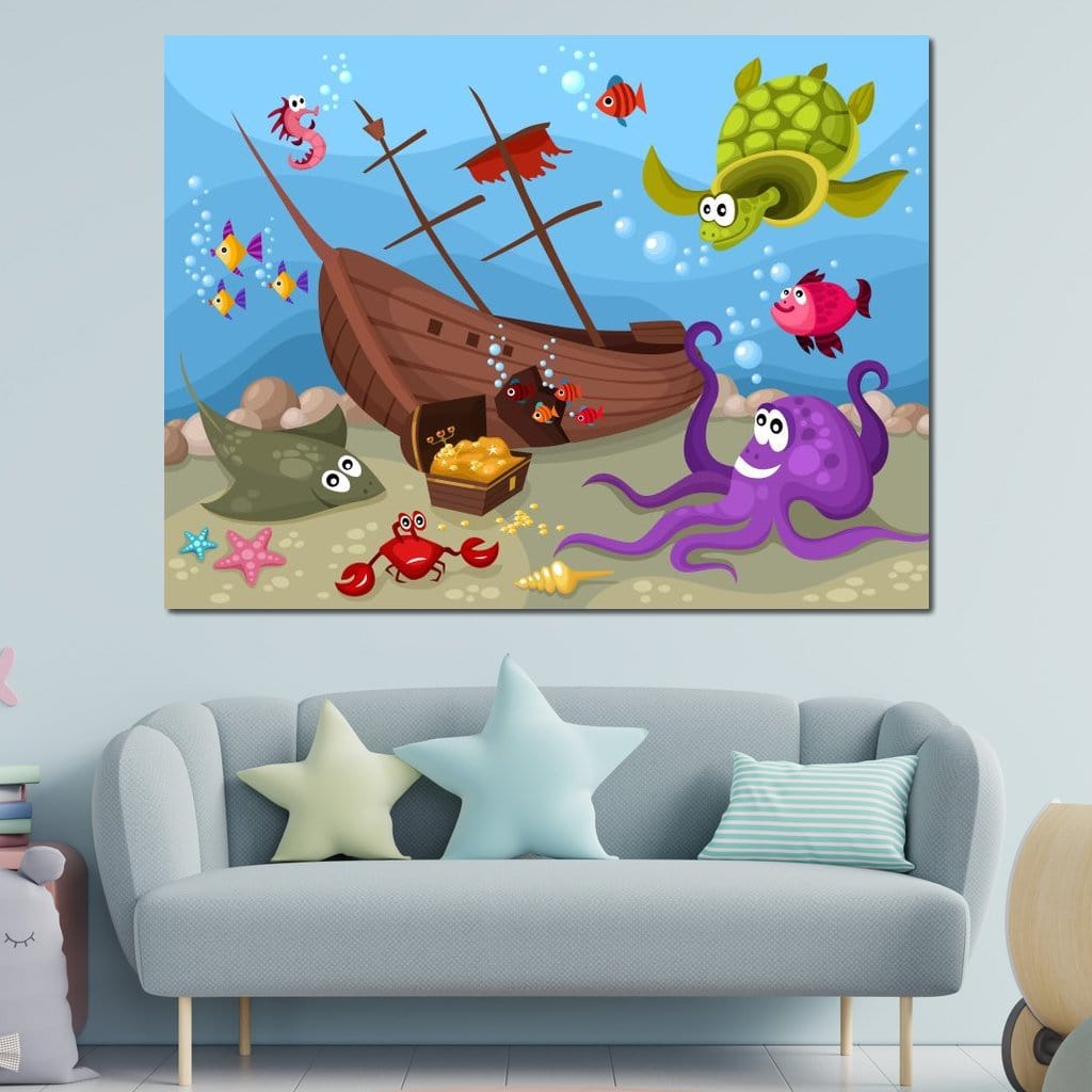 Sunken Treasure Canvas Wall Art