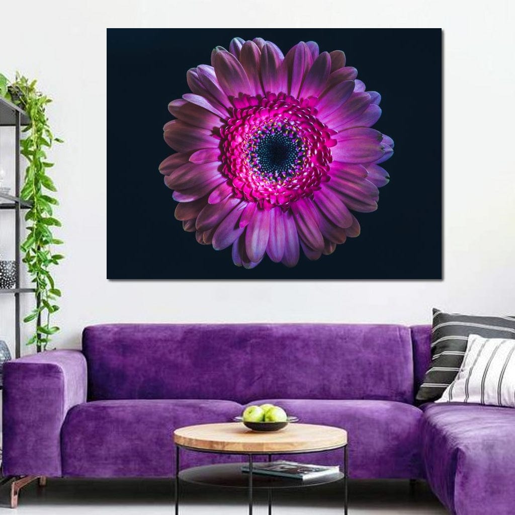 Purple Petals Canvas Wall Art