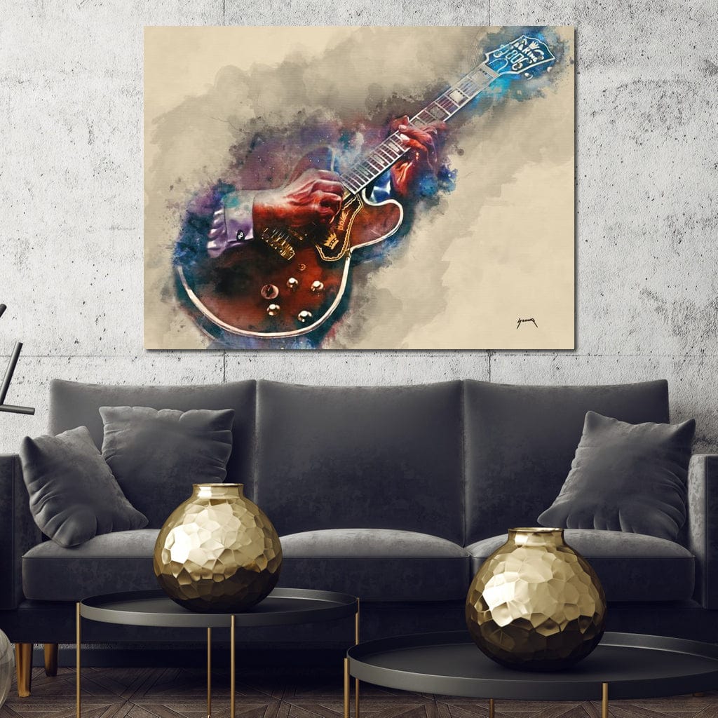 BB King's Guitar Canvas Wall Art