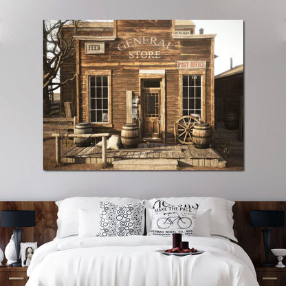 General Store Canvas Wall Art
