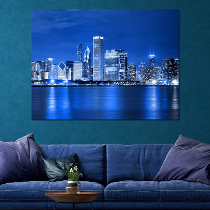 Chicago Skyline Canvas Wall Art