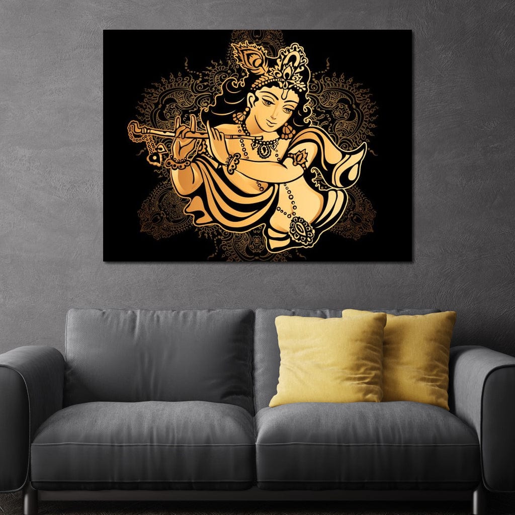 Hare Krishna Canvas Wall Art