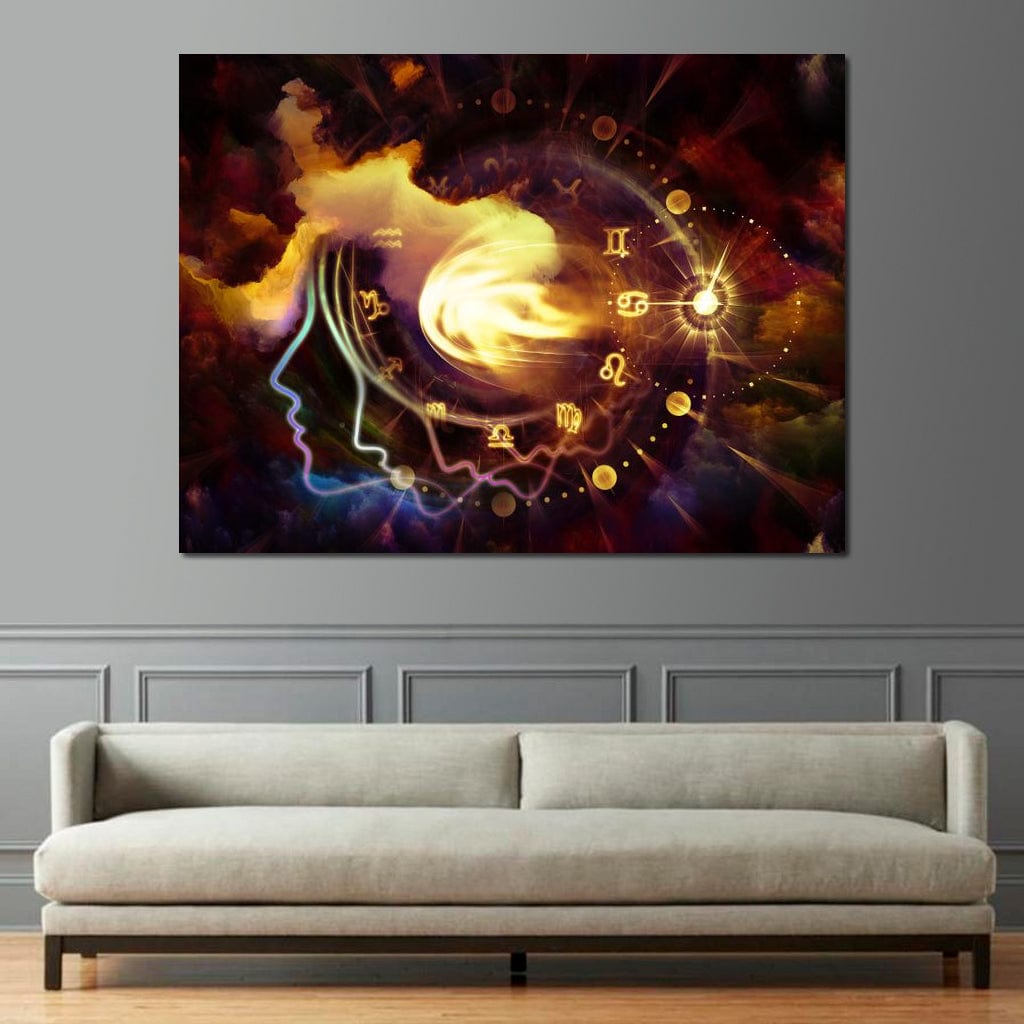 Astrology Profile Canvas Wall Art