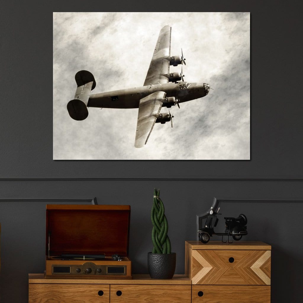 B-24 Bomber Canvas Wall Art
