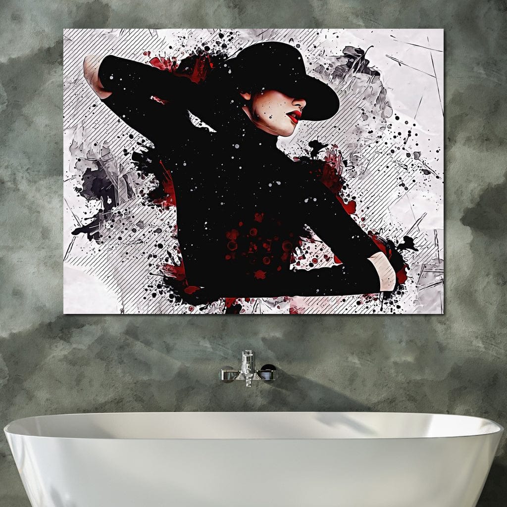 Feminine Elegance Canvas Wall Art