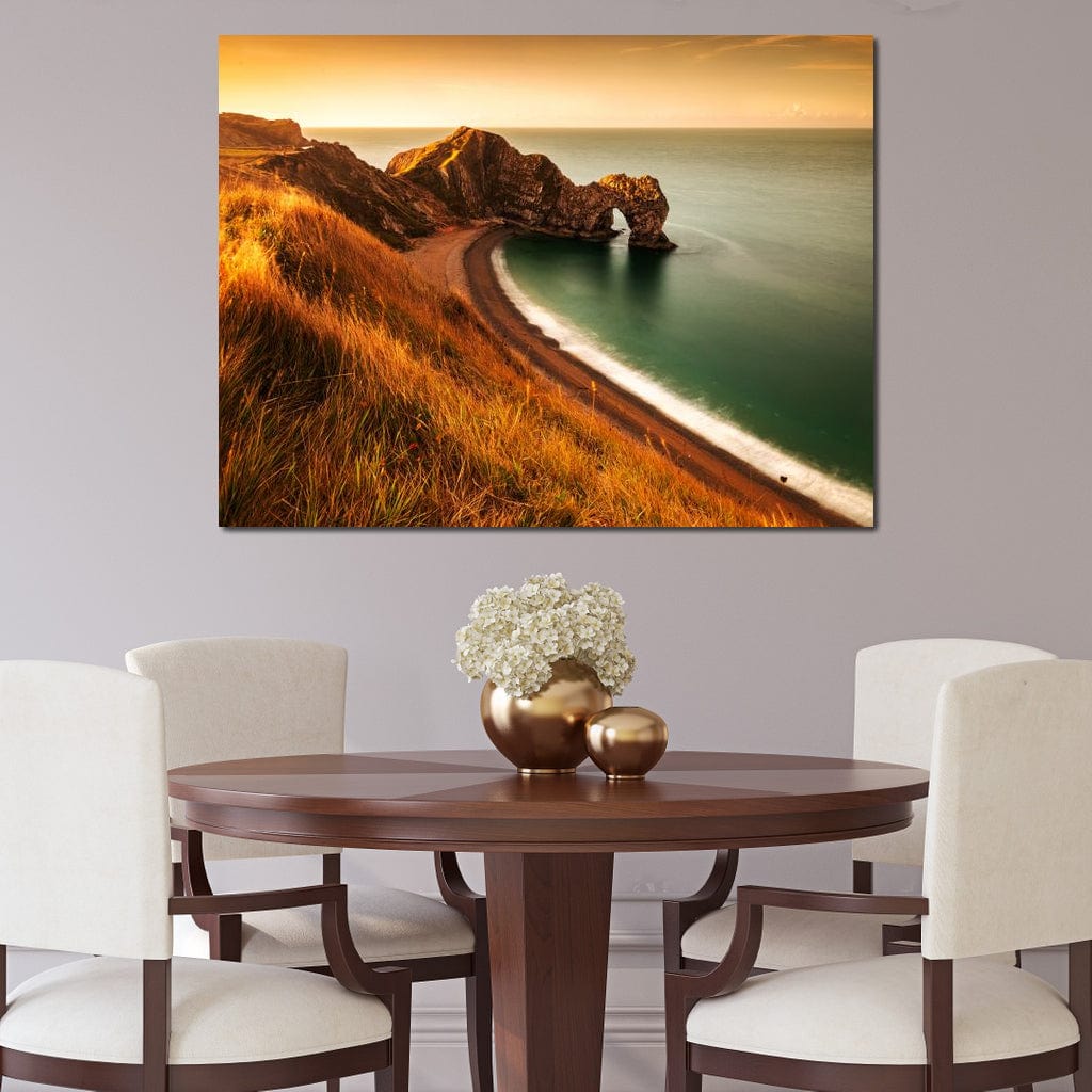Sunset Beach Canvas Wall Art
