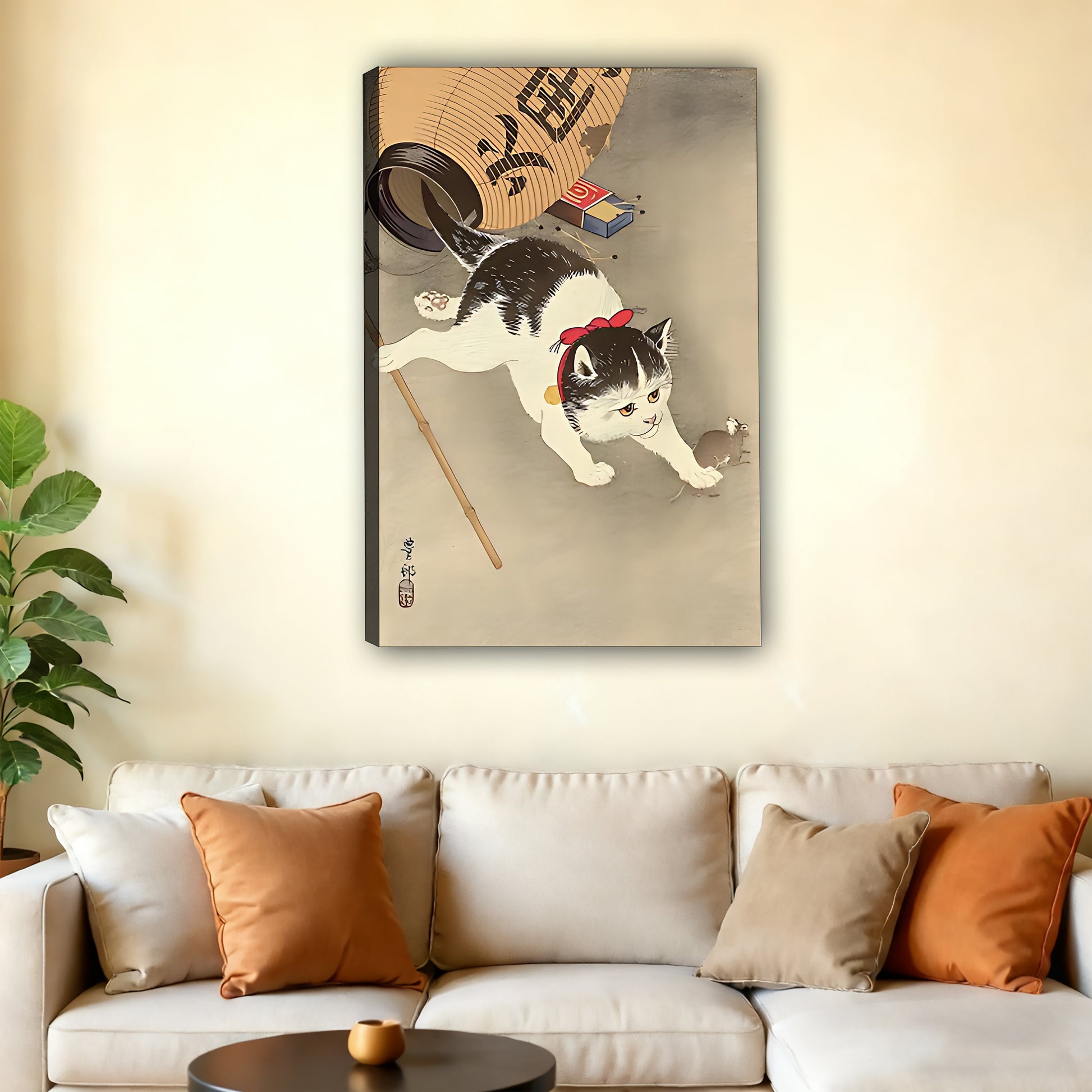 W456 Natural Wood Grain Canvas Decorative Painting – Abstract Art | Ideal for Living Rooms and Offices