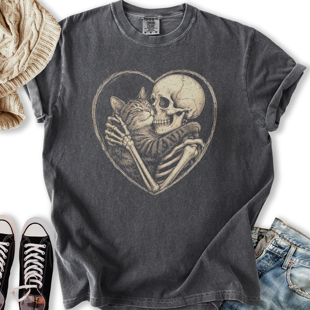 Skeleton Tabby Love Relaxed Tee