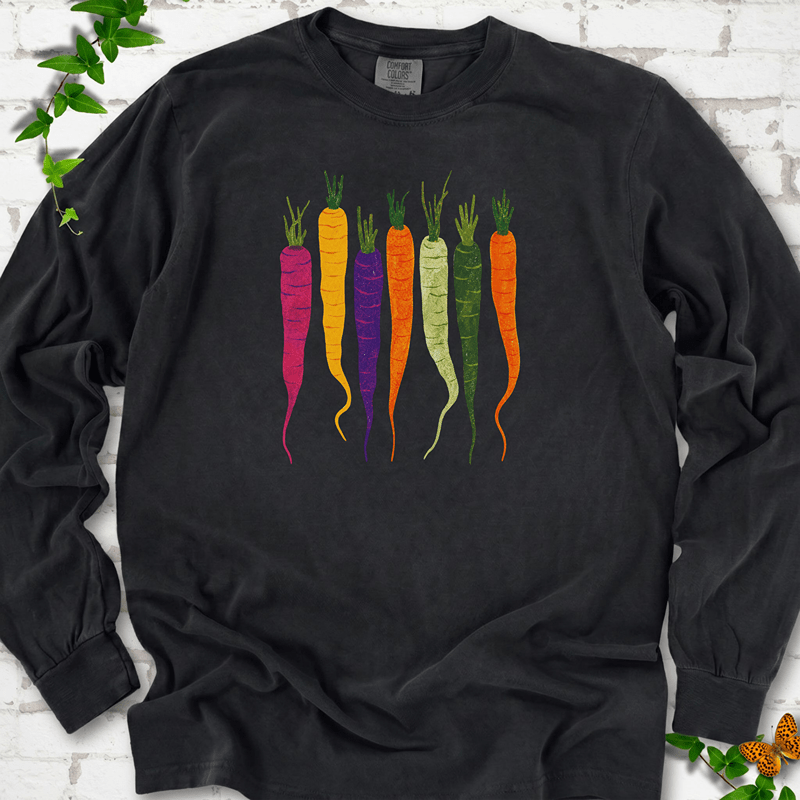 Rainbow Carrots Long Sleeve T-Shirt