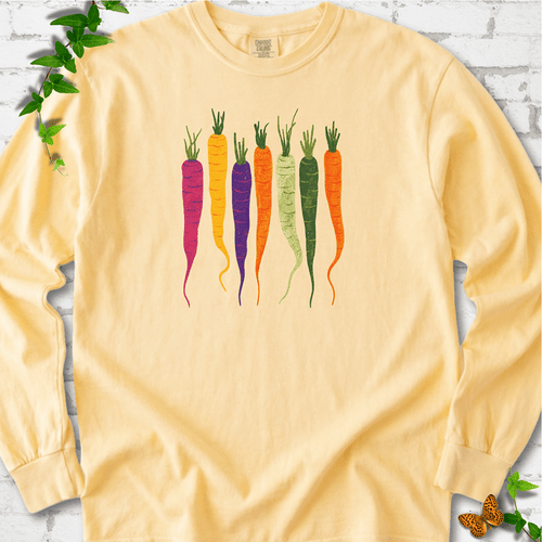 Rainbow Carrots Long Sleeve T-Shirt