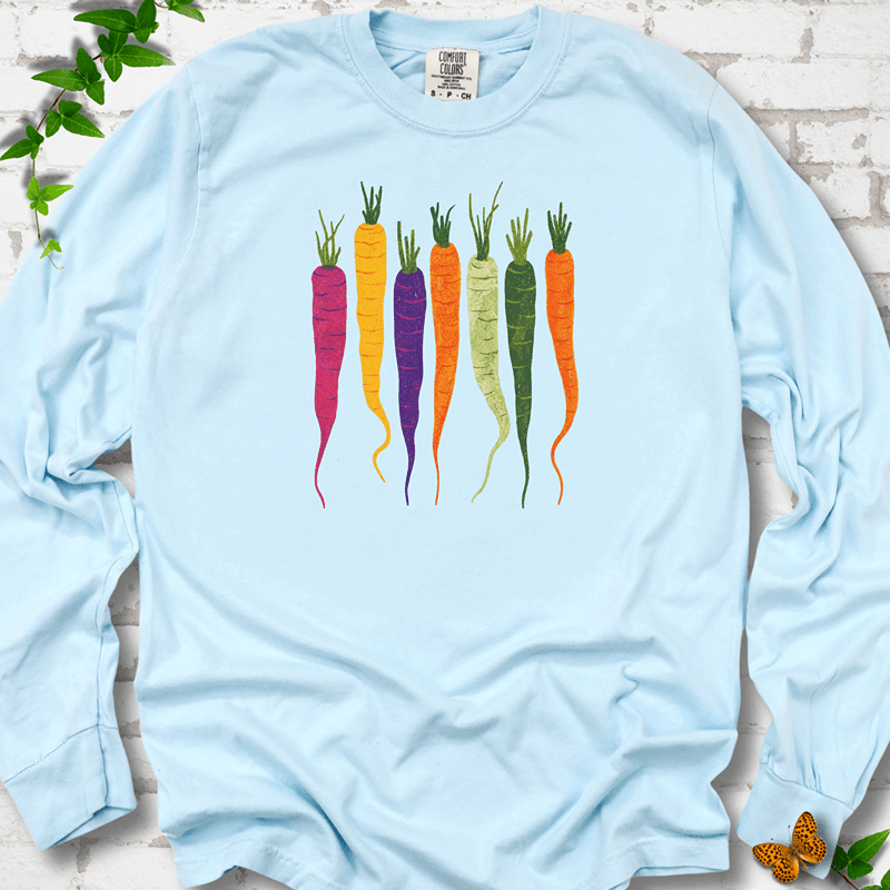 Rainbow Carrots Long Sleeve T-Shirt