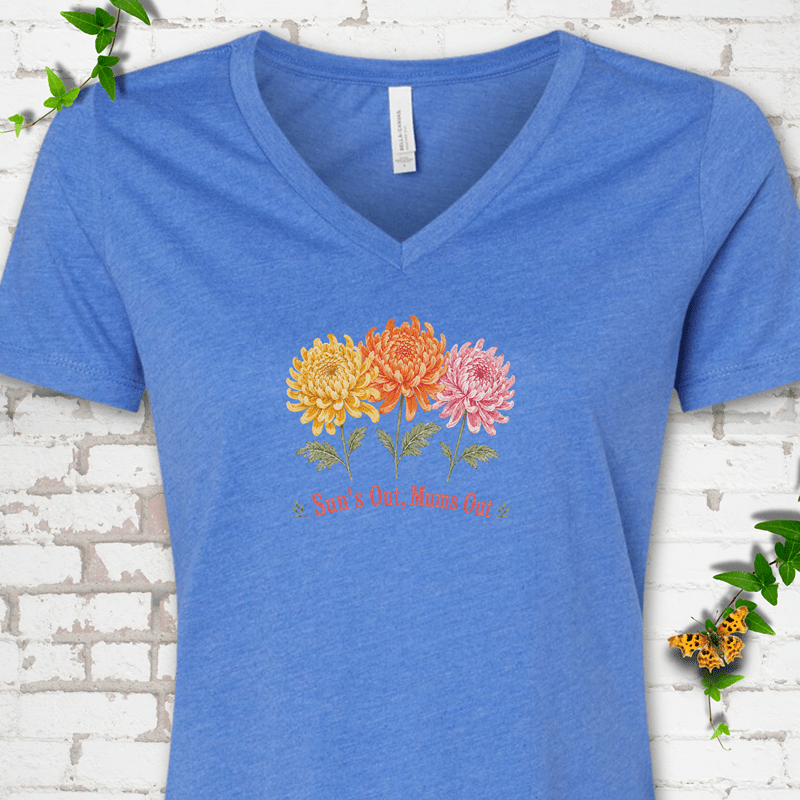 Sun's Out Mums Out V-Neck T-Shirt