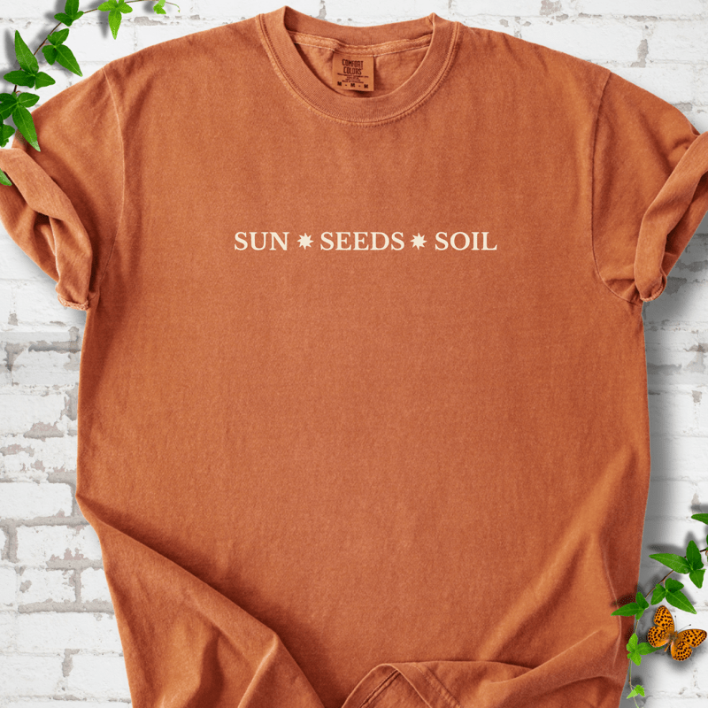 Sun Seeds Soil Gardener T-Shirt