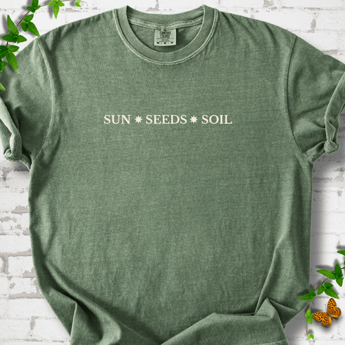 Sun Seeds Soil Gardener T-Shirt