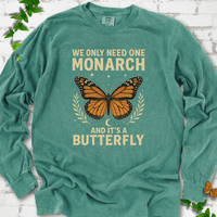 One Monarch Butterfly Long Sleeve T-Shirt