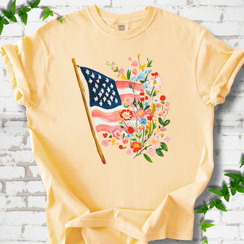 Stars Stripes & Wildflowers T-Shirt