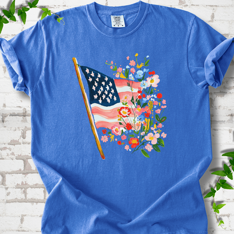 Stars Stripes & Wildflowers T-Shirt