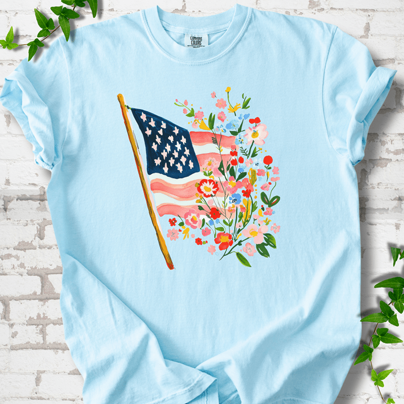Stars Stripes & Wildflowers T-Shirt