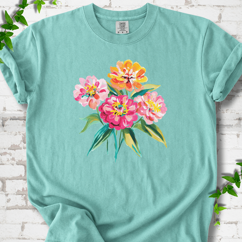 Cutting Garden Zinnias T-Shirt