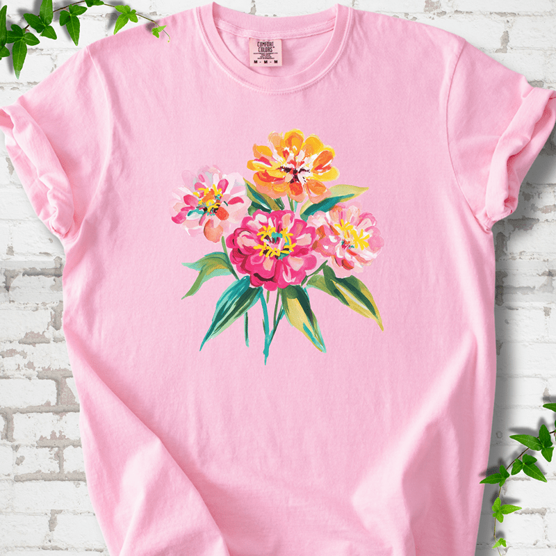Cutting Garden Zinnias T-Shirt