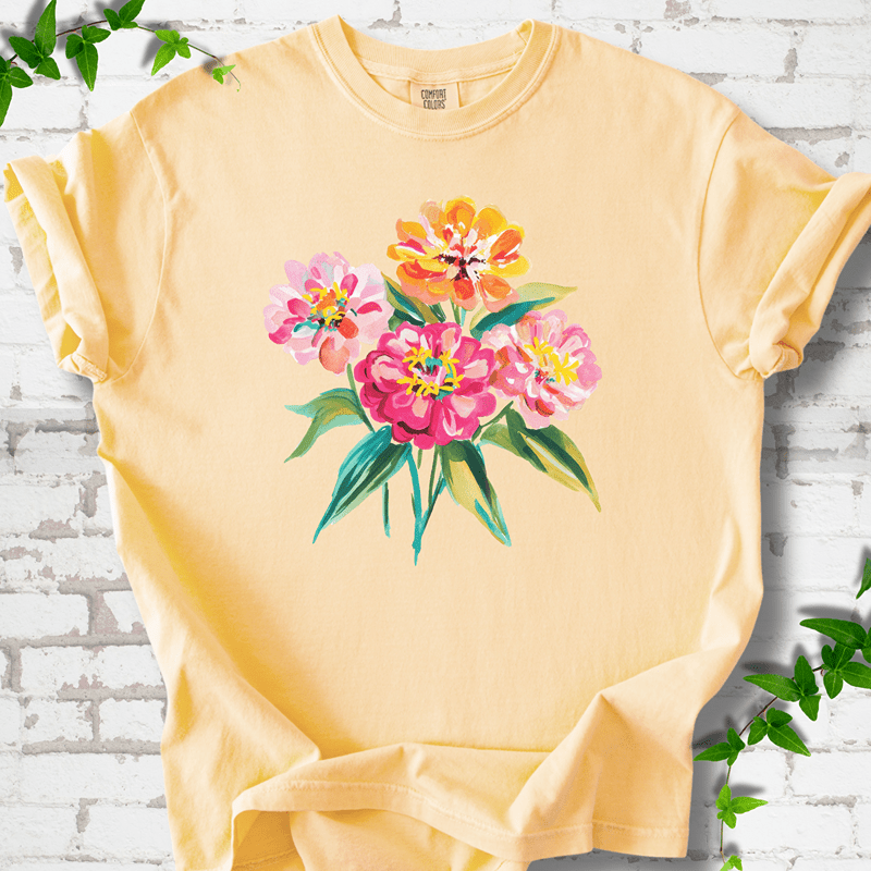 Cutting Garden Zinnias T-Shirt