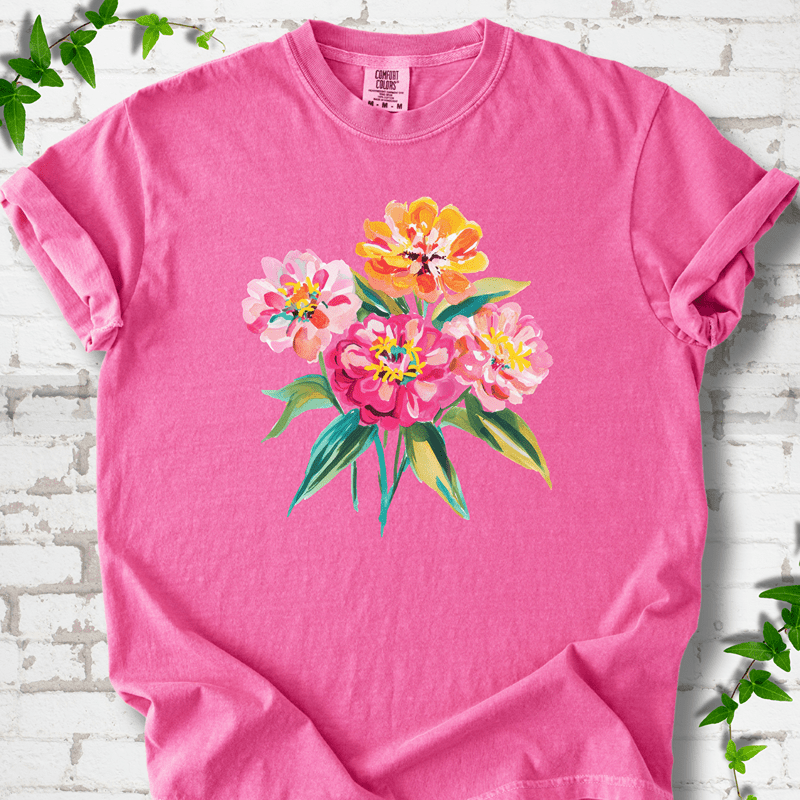Cutting Garden Zinnias T-Shirt