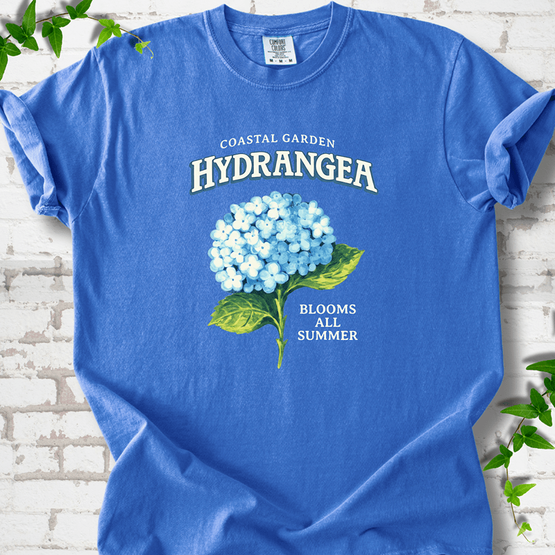 Coastal Garden Hydrangea T-Shirt