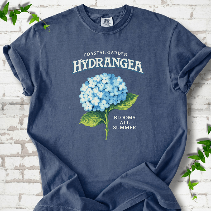 Coastal Garden Hydrangea T-Shirt