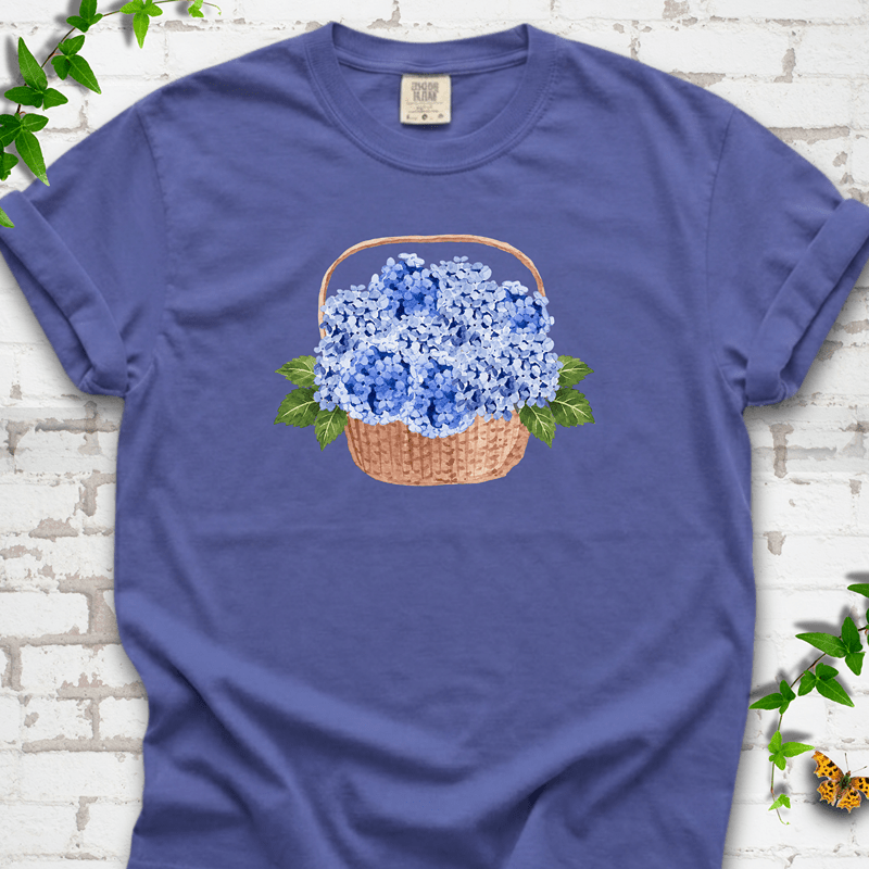 Hydrangea Basket T-Shirt