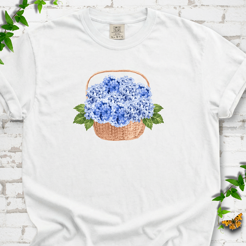 Hydrangea Basket T-Shirt
