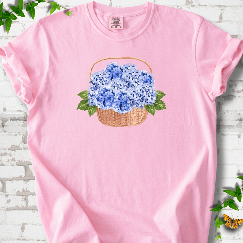 Hydrangea Basket T-Shirt