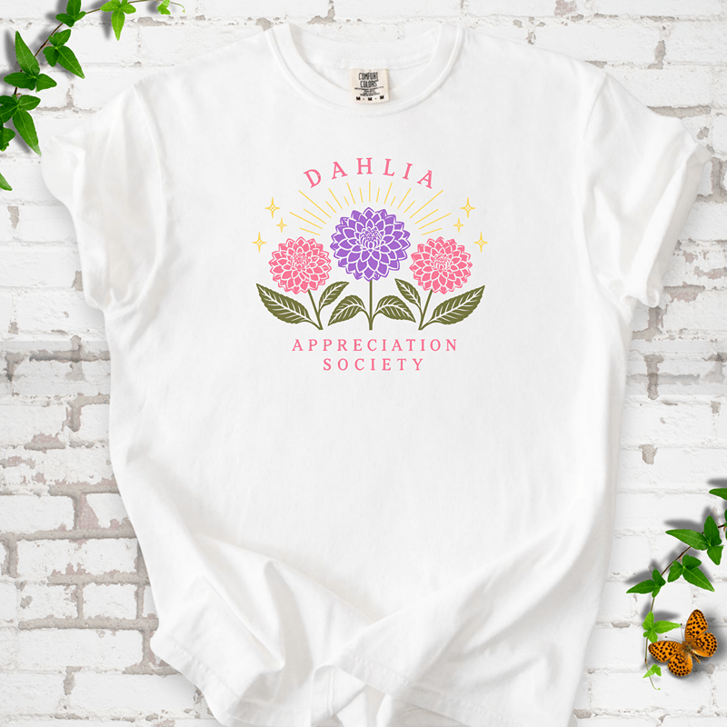 Dahlia Appreciation Society T-Shirt