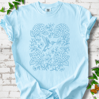 Hydrangea Hummingbird  T-Shirt